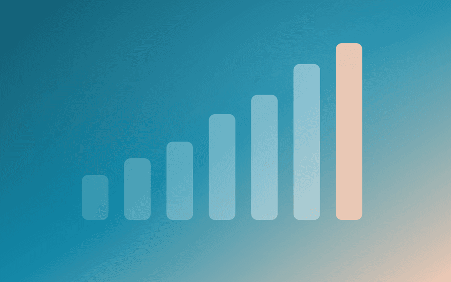 Abstract cover art: a layers motif on a cream background