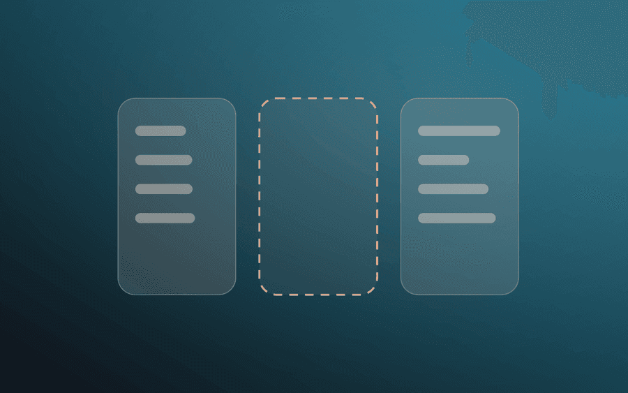 Abstract cover art comparing three folding phones