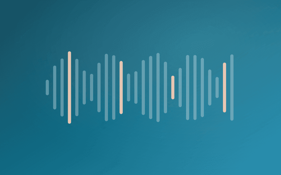 Abstract cover art: a wave pattern crossing a deep blue background